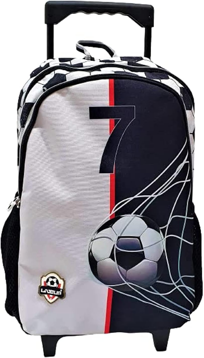 SILLY BILLYLIVE UP Trolley school bag with Adjustable Strap 2 pockets and 2 side pockets. (23*13.2*46)