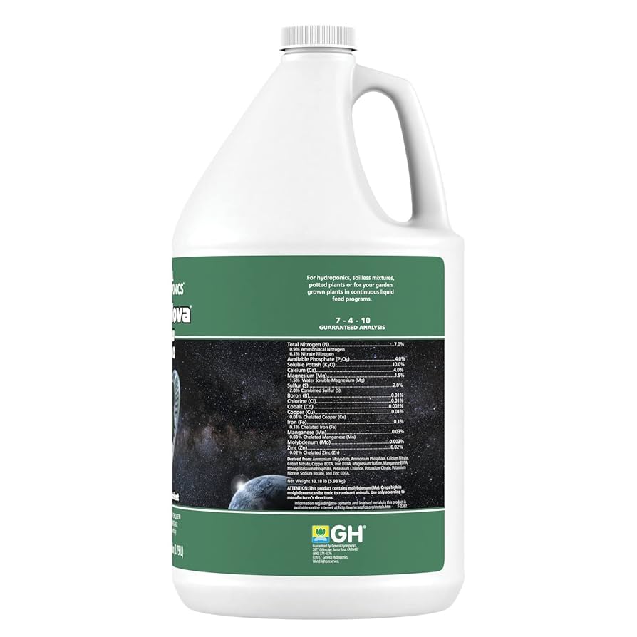 Amazon.com: General Hydroponics FloraNova Grow 7-4-10