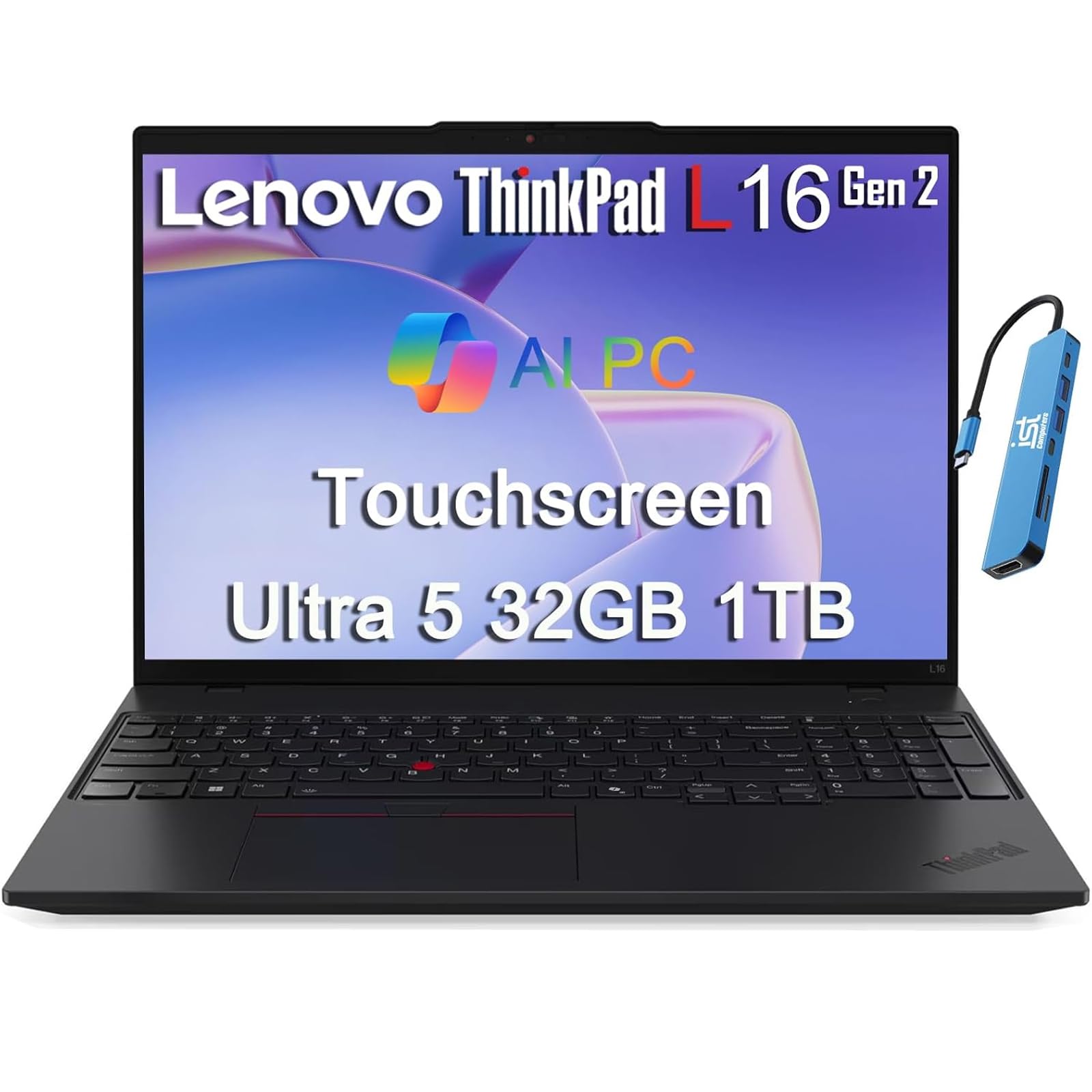 Amazon.com: Lenovo ThinkPad L16 Gen 2 Business Touchscreen Laptop