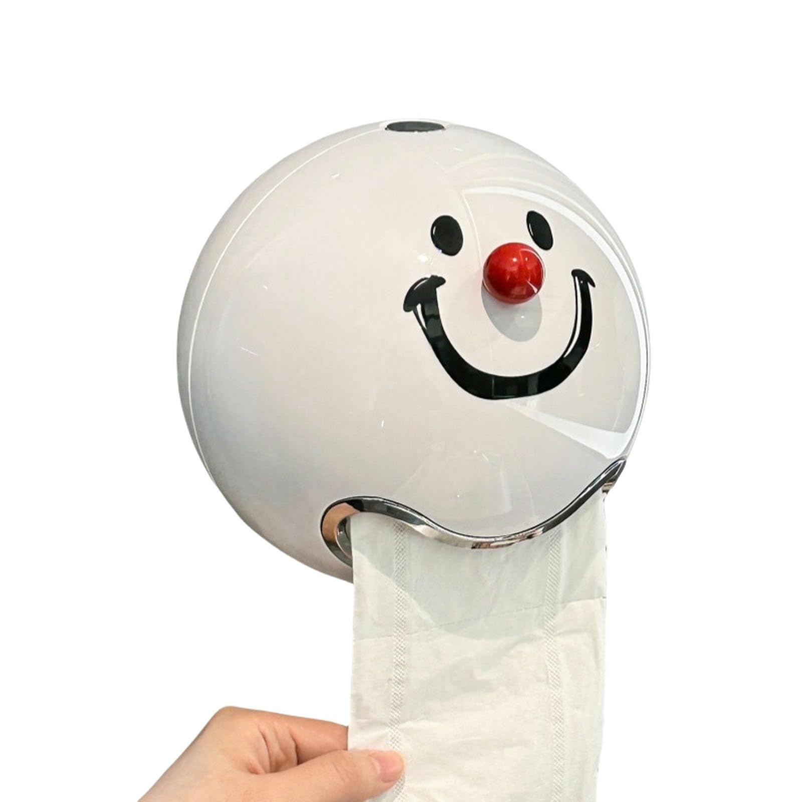 NRUFYSJG Stylish toilet paper holder Face Tissue Box Toilet Roll Box Bathroom Toilet Paper Box Wall Hanging Without Punching- Face