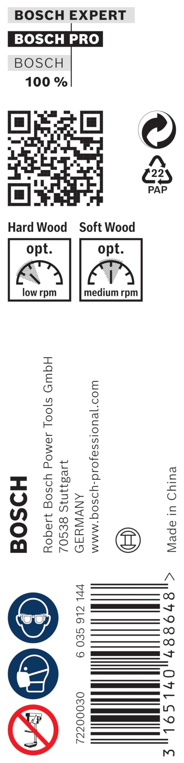 Bosch 2 608 585 694 - Broca salomónica para madera, hexagonal (6 x 100 x 160 mm) - 5
