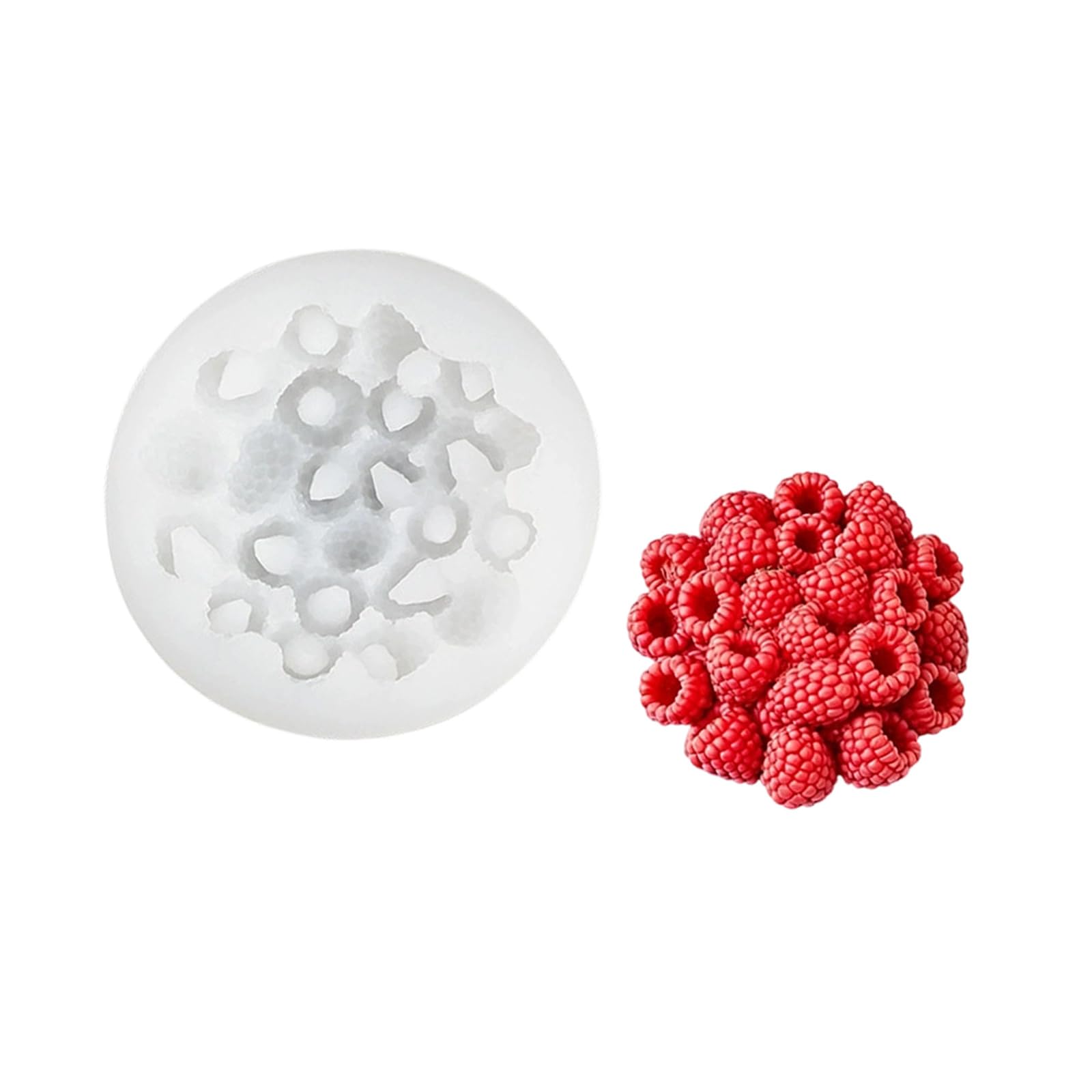 XuQiZZpp Food Grade Silicone Mould With Unique Raspberry Designs Ideal For Chocolate And Candle Crafting