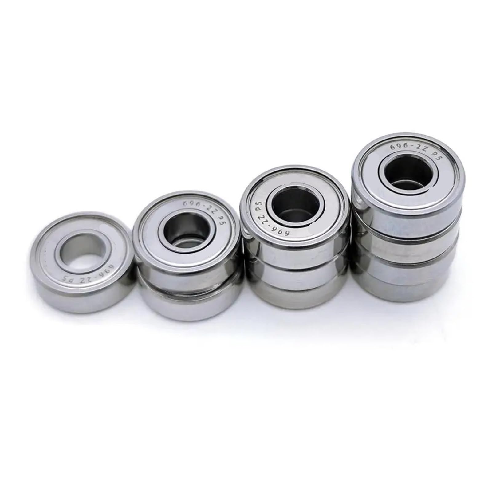 Rodamientos rígidos de bolas ABEC-5 con doble blindaje metálico 10 uds 7