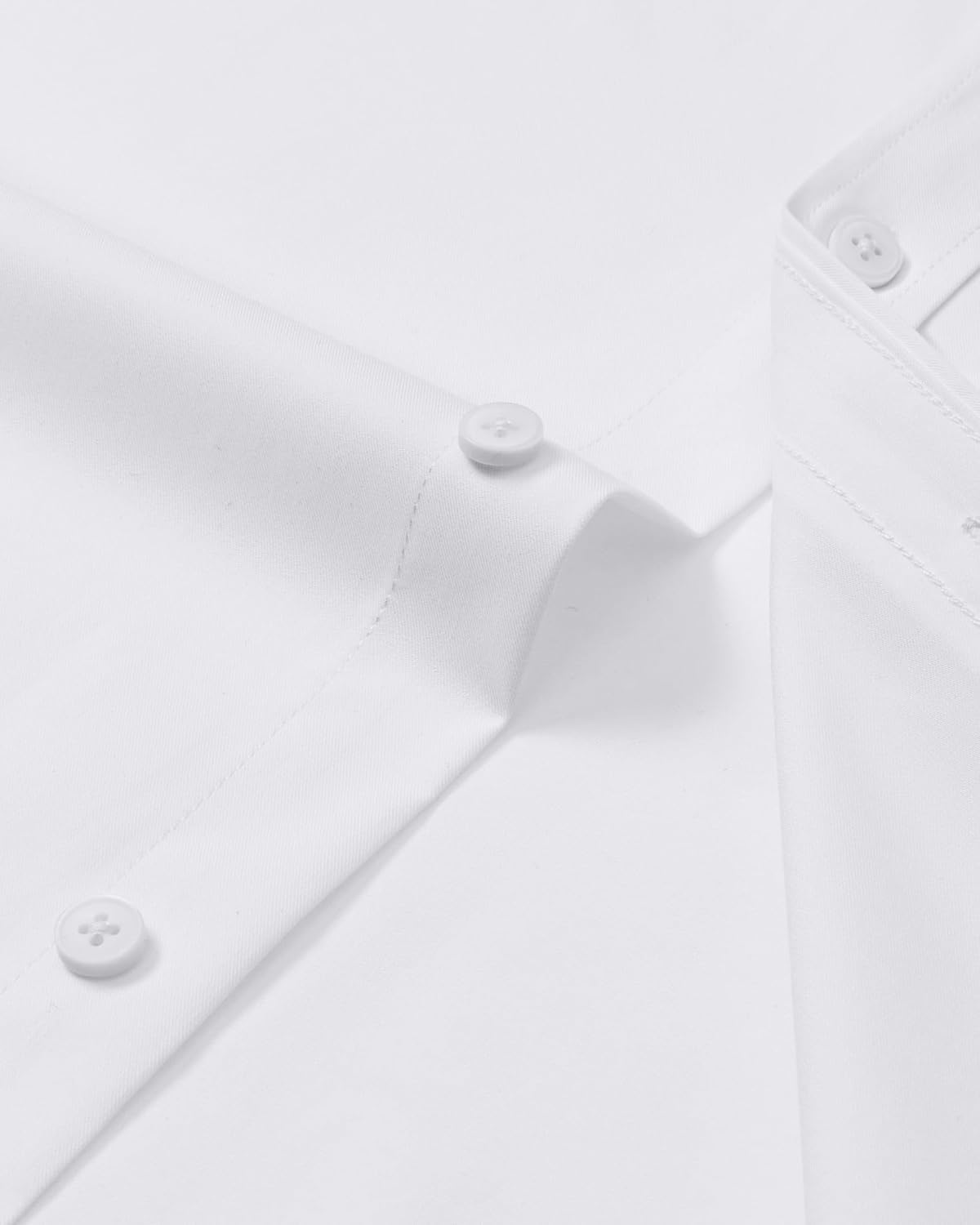 Alimens & Gentle Mens Dress Shirts Long Sleeve Wrinkle Free Stretch Business Casual Button Down Shirts - Image 5