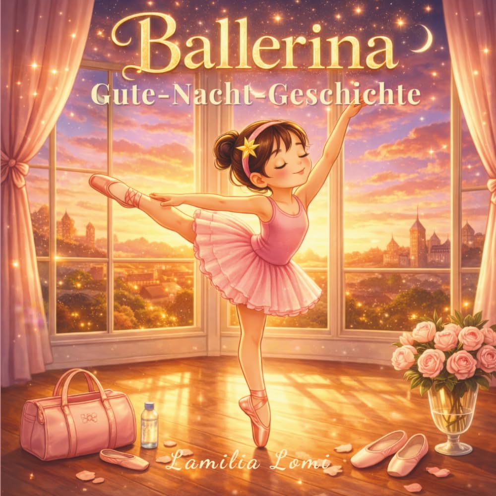 Ballerina Gute-Nacht-Geschichte: Inspirierendes Ballett-Bilderbuch für Kinder von 3–8 Jahren über Mut, Träume und Selbstvertrauen