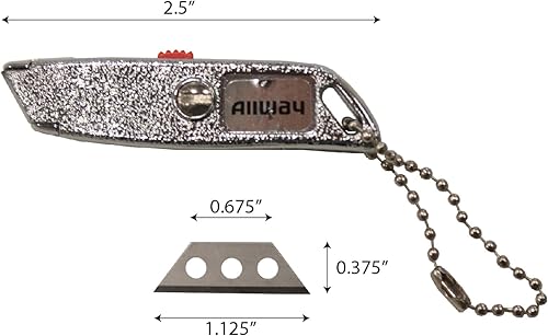 Miniatura 5 de ALLWAY MKB5 Micro Cuchillas para Cuchillo, Paquete de 5