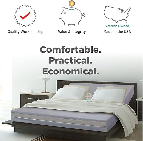 Miniatura 5 de NAMC Assure II Home Care - Colchón terapéutico a prueba de fluidos/incontinencia - Individual XL (39 x 80 pulgadas de largo)