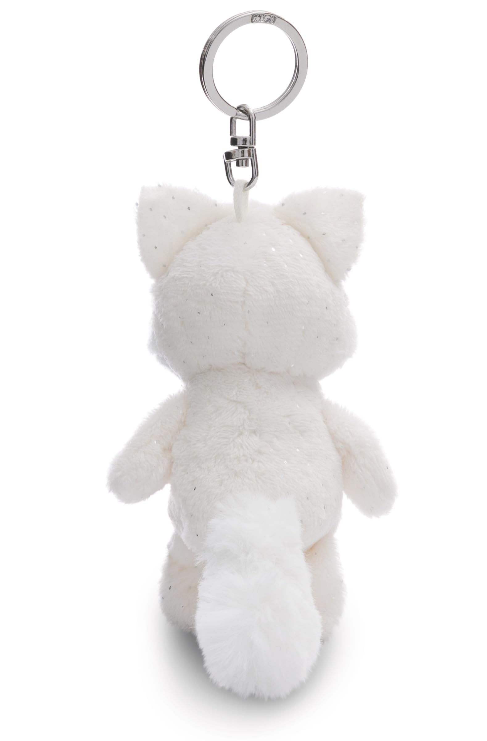 NICI Cuddly toy polar fox Vanja 10cm wiggling GREEN, White - Image 3