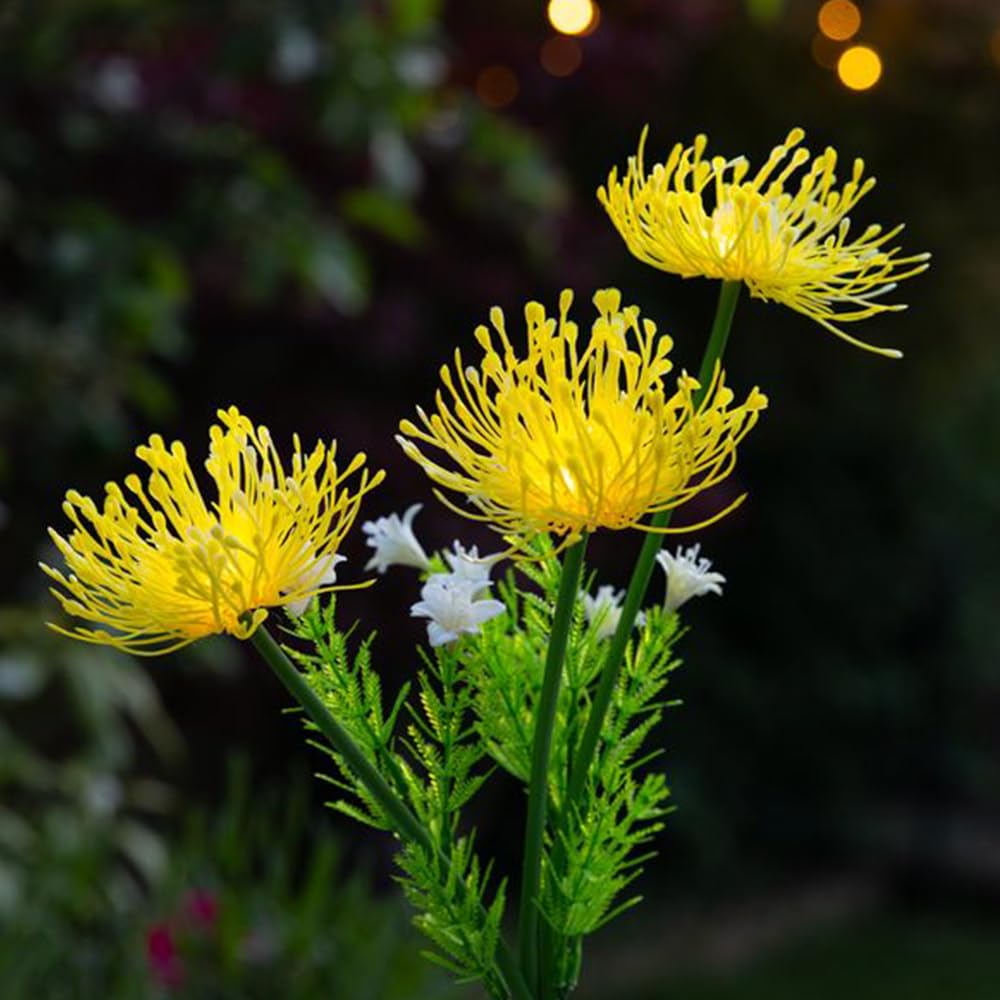 Solar Centre Yellow Solarcentre® Florin Outdoor Solar Flower Lights