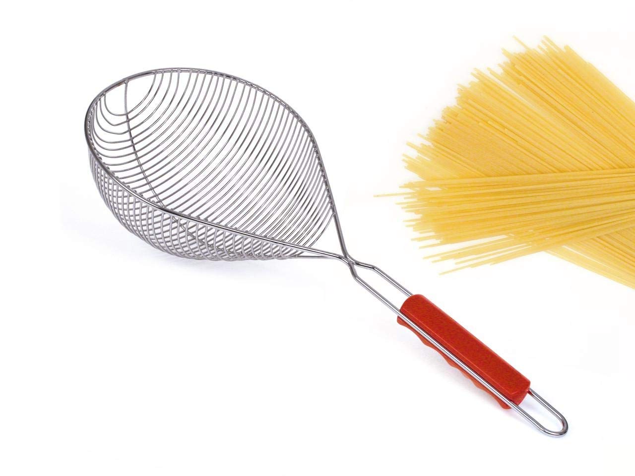 Colapasta Filo Cromato Manico Corto
