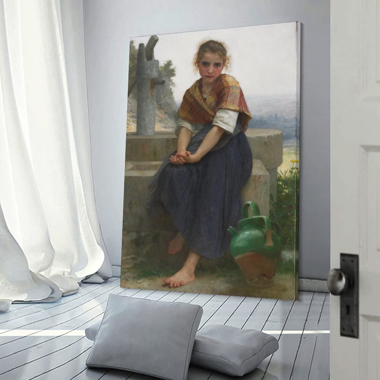 プリントアート ブーグロー 入浴前 額付き 絵画 インテリア 有名絵画 プリントアート ブーグロー 入浴前 絵画 インテリア 有名絵画