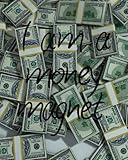 I am a money magnet: Money affirmation Journal Wide Ruled College Lined Composition Notebook For 132 Pages of 8'x10' Lined Paper Journal (money management notebooks series)