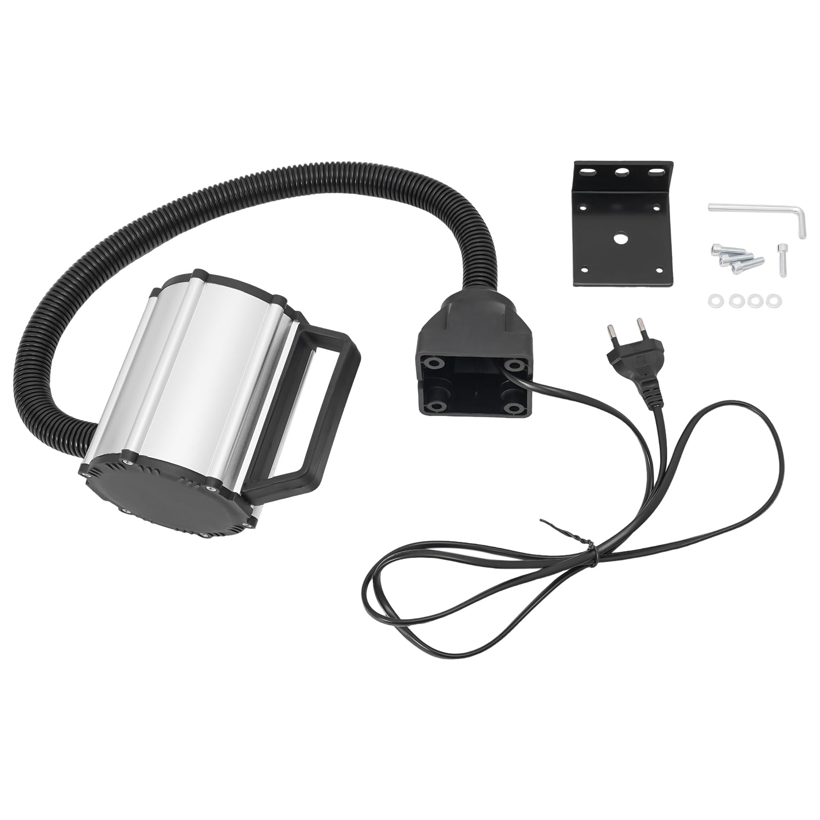 Lampa maszynowa z łabędzią szyją, 5 W, lampa LED do stołu warsztatowego 50 cm, wąż skierowany 360°, podwójna rurka, lampa typu łabędzia szyja, wodoszczelna głowica lampy