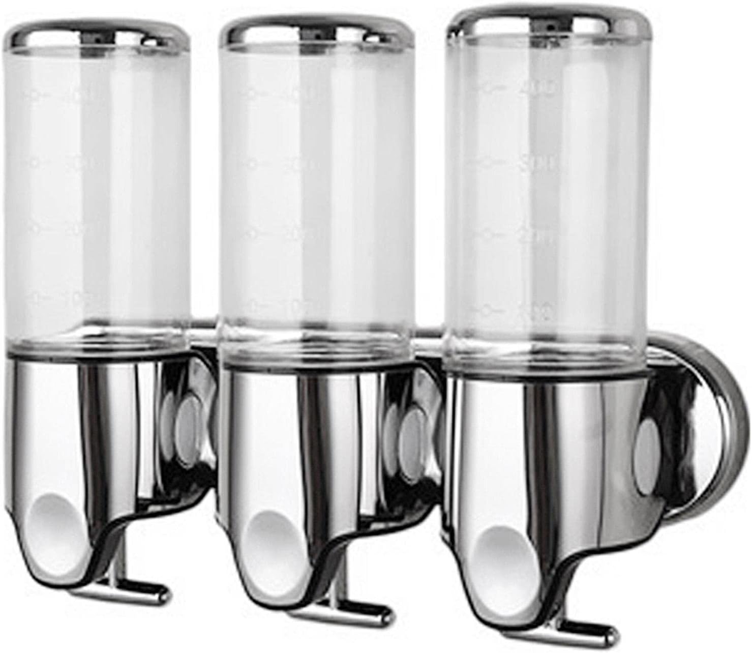 Shower Soap Dispenser Wall Mounted | 3 Chamber Wall Soap and Shower Dispenser,Shampoo and Soap Dispensers,Shower Dispenser for Bathroom Shower Enclosure Ohicki