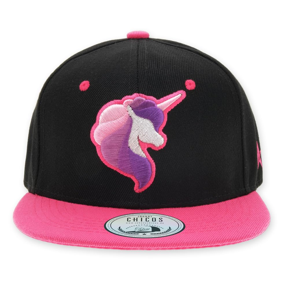 JOHNNY CHICOS Gorra de unicornio para niños de 6 a 12 años, Rosa., Talla única