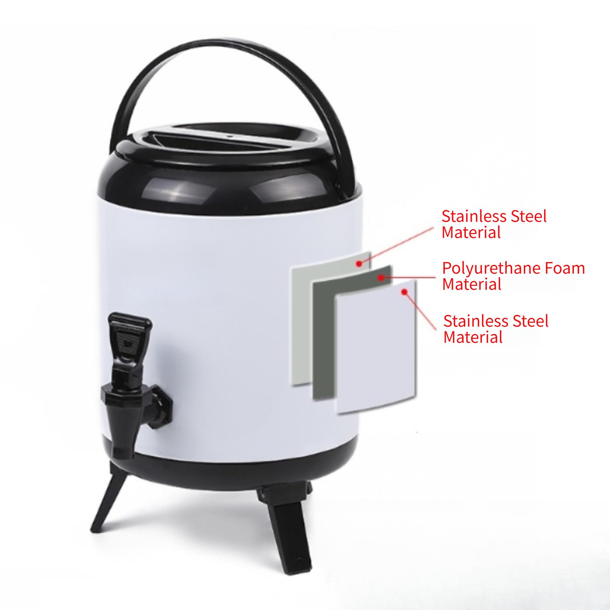 Térmico para acero 304 6L para Camping y Picnic Térmico para