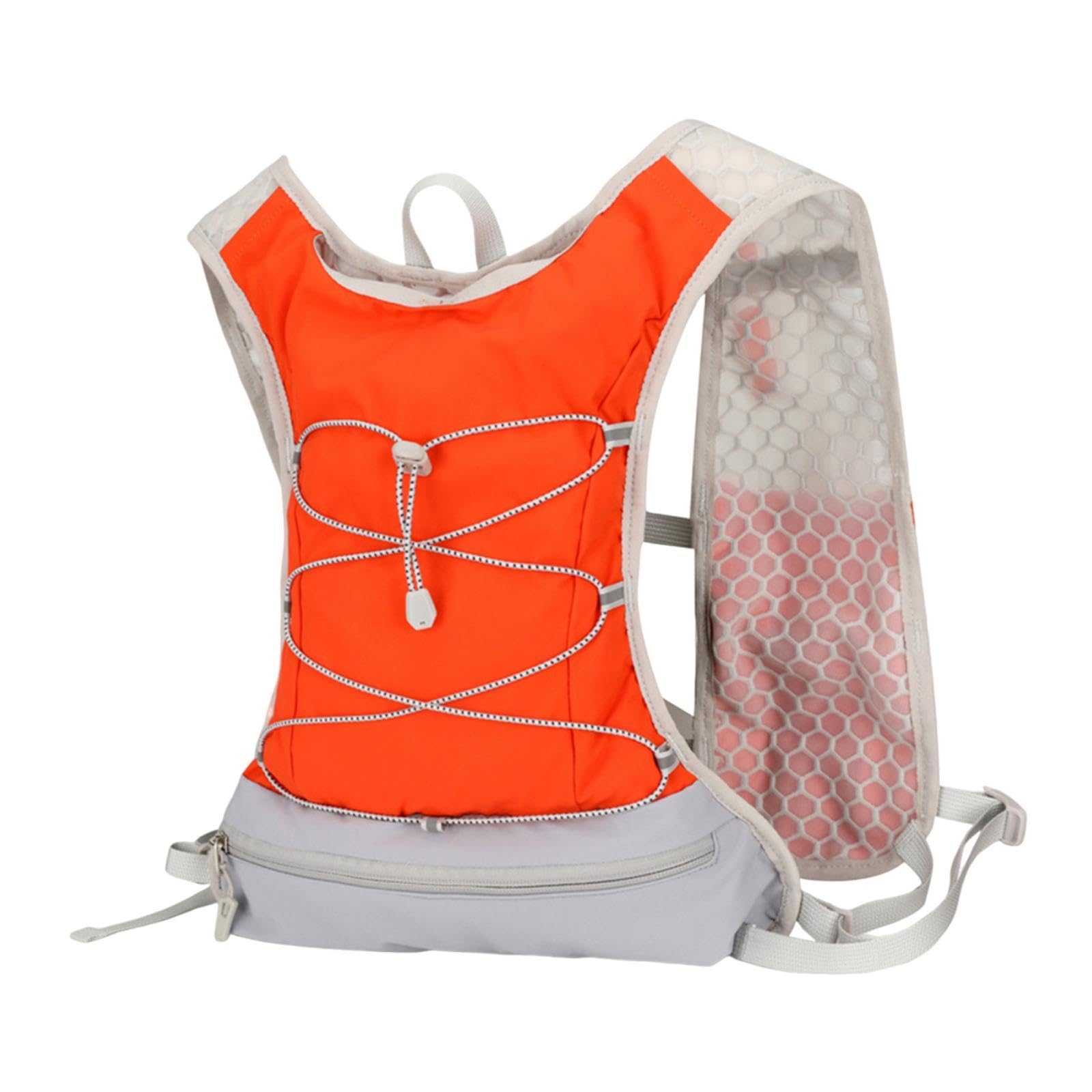 Hydration Vest Pack Backpack Water Bladder Bag for Trail Race Mountaineering Orange| Sports Equipment | Outdoor Sports Gear | Exercise Gear-image-33