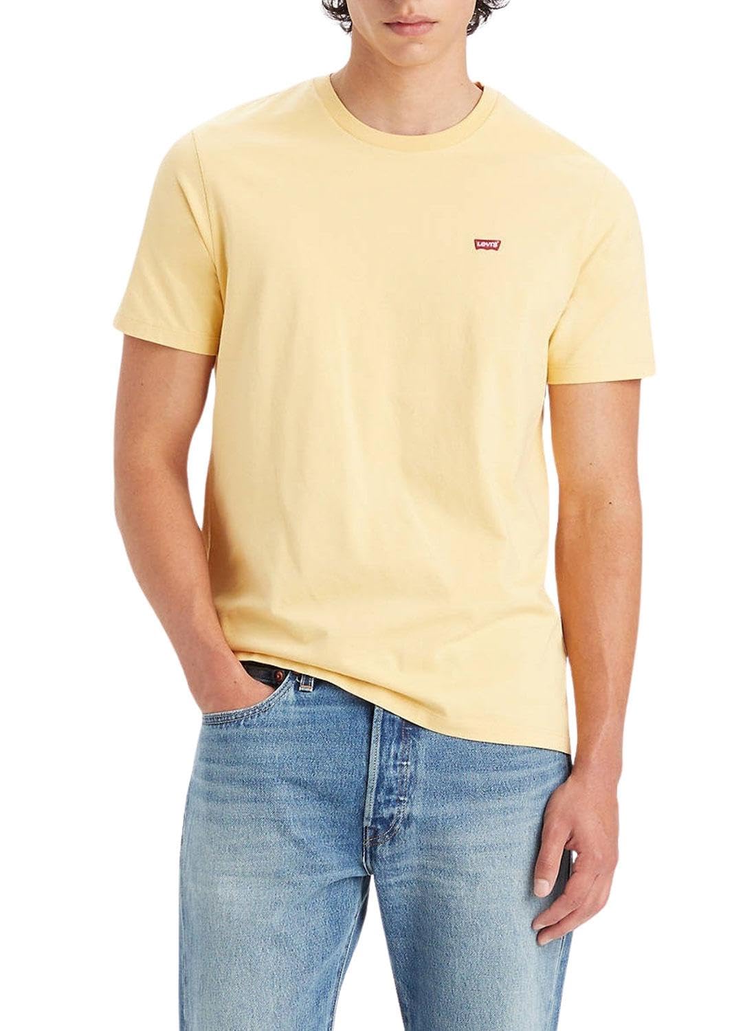Levi's Camiseta Original Housemark Amarillo Hombre XXL