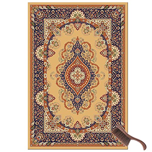 DXIN Klassisch Orientteppich, Vintage Teppich Orient Teppiche, Persischer Traditioneller Teppich, Handgewebte…