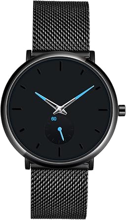 SUPBRO Orologio da Uomo Acciaio Inossidabile Impermeabile Analogico al
