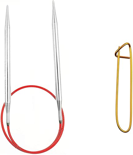 ChiaoGoo Agujas de tejer circulares de encaje rojo, agujas de acero inoxidable puntiagudas para tejer rápido, cable de acero recubierto de múltiples ChiaoGoo Agujas de tejer circulares de encaje rojo, agujas de acero inoxidable puntiagudas para tejer rápido, cable de acero recubierto de múltiples