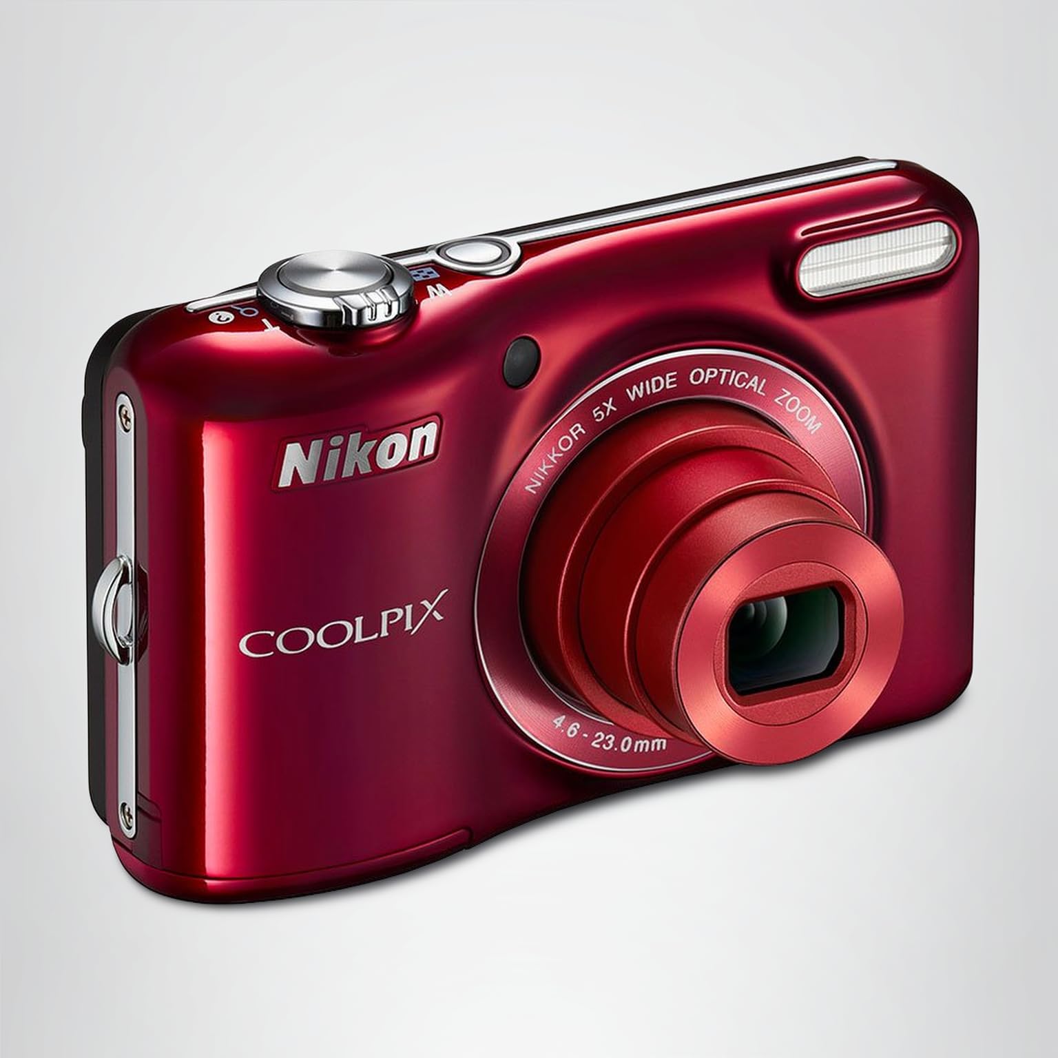 Amazon | ニコンCOOLPIX L28レッド20.0メガピクセル | コンパクト 通販