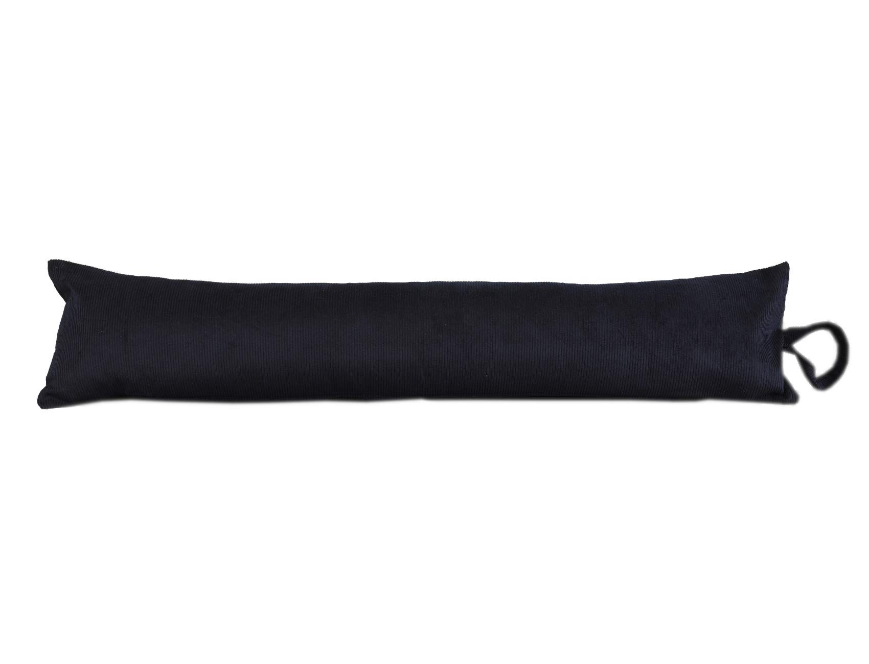Classic Home Store Draught Excluder Cord Door Corduroy Cotton Cold Draft Stopper 2ft 6" (Navy)
