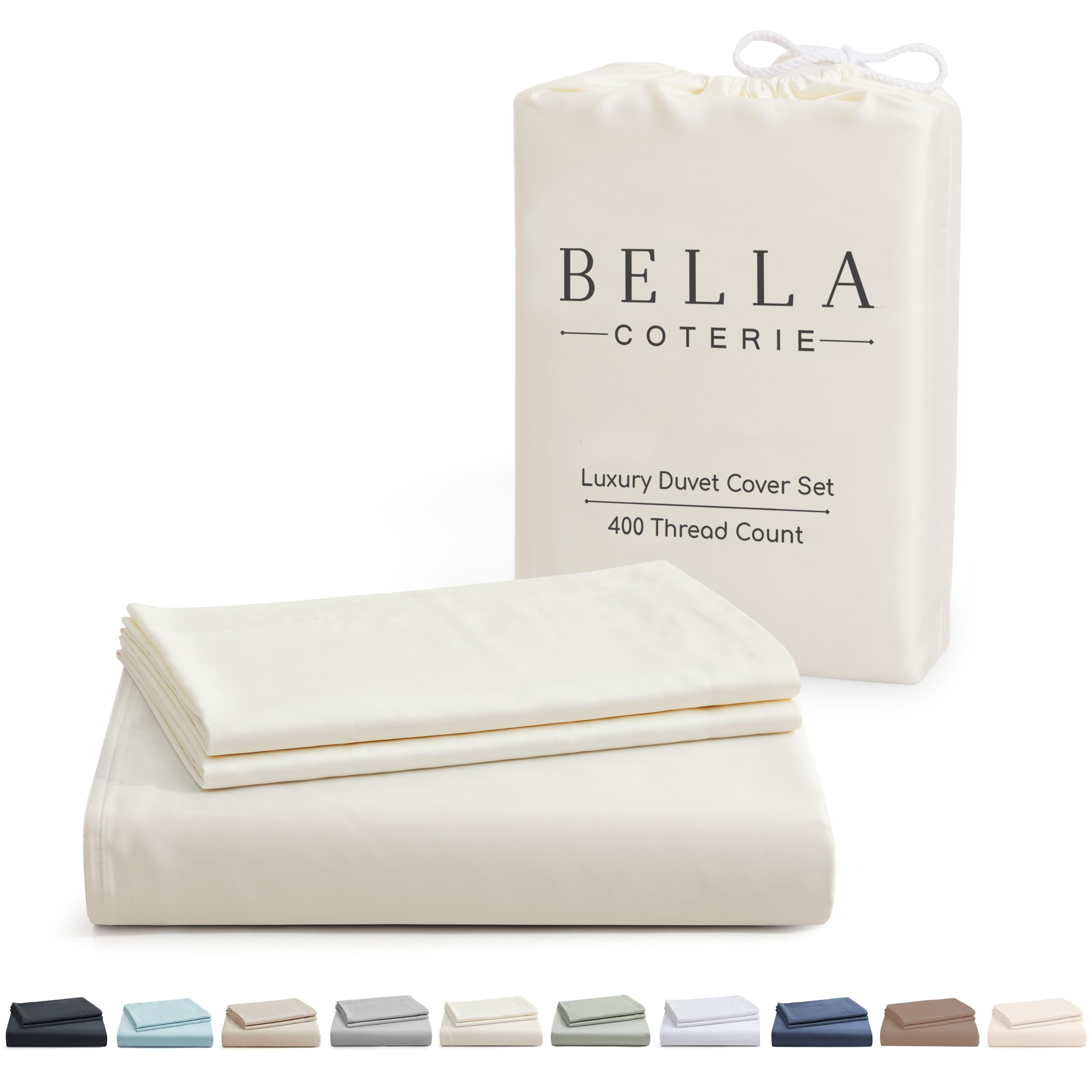 Bella Coterie Luxury Bamboo Viscose Duvet Cover