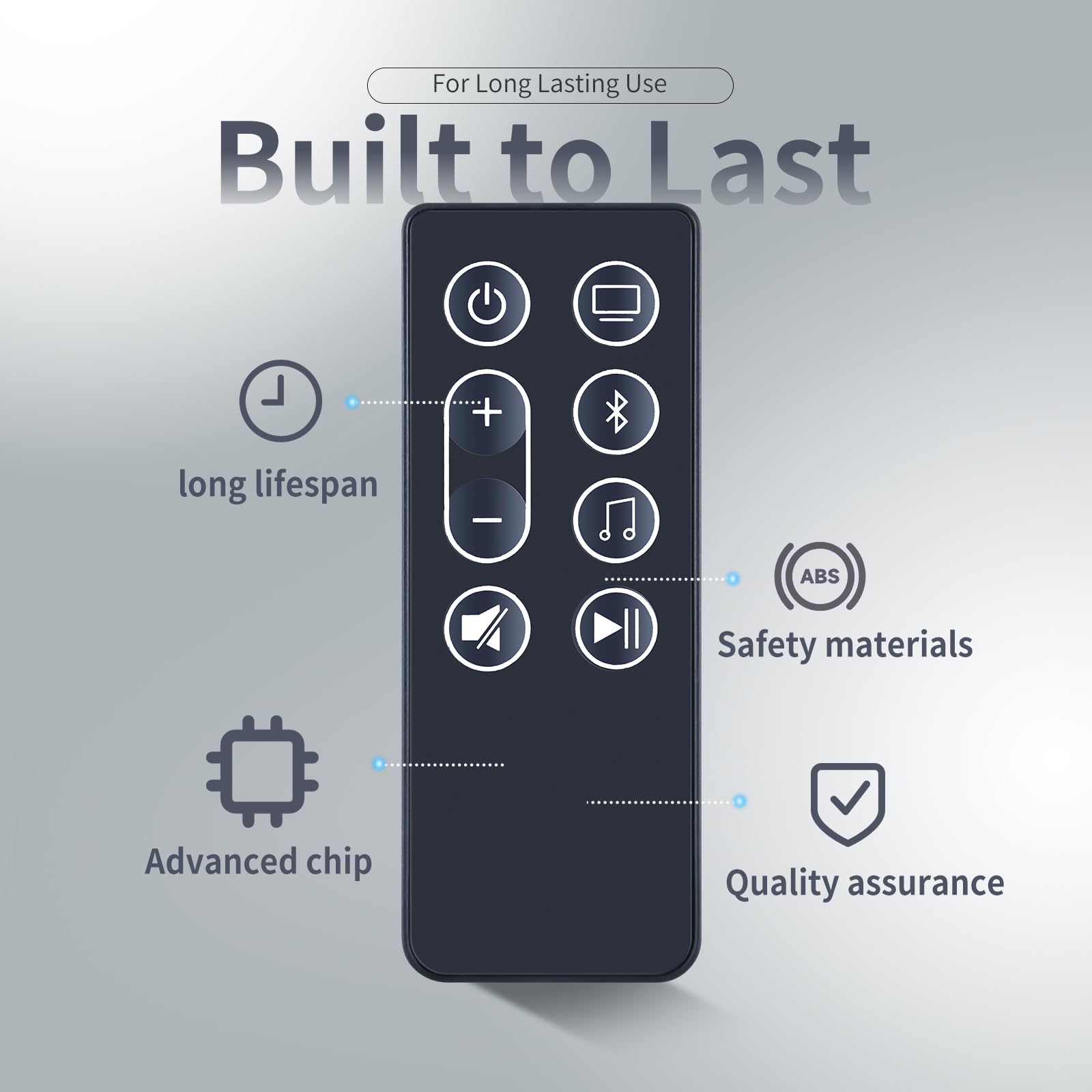 ZWP Controle remoto de substituição para Bose Smart Soundbar 300