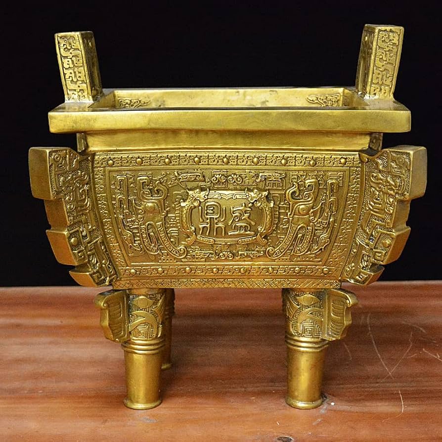 銅製 仏鼎 方鼎香炉 装飾品 工芸品 置物 銅製 仏鼎 方鼎香炉 装飾品 工芸品 置物 2025年最新】Yahoo