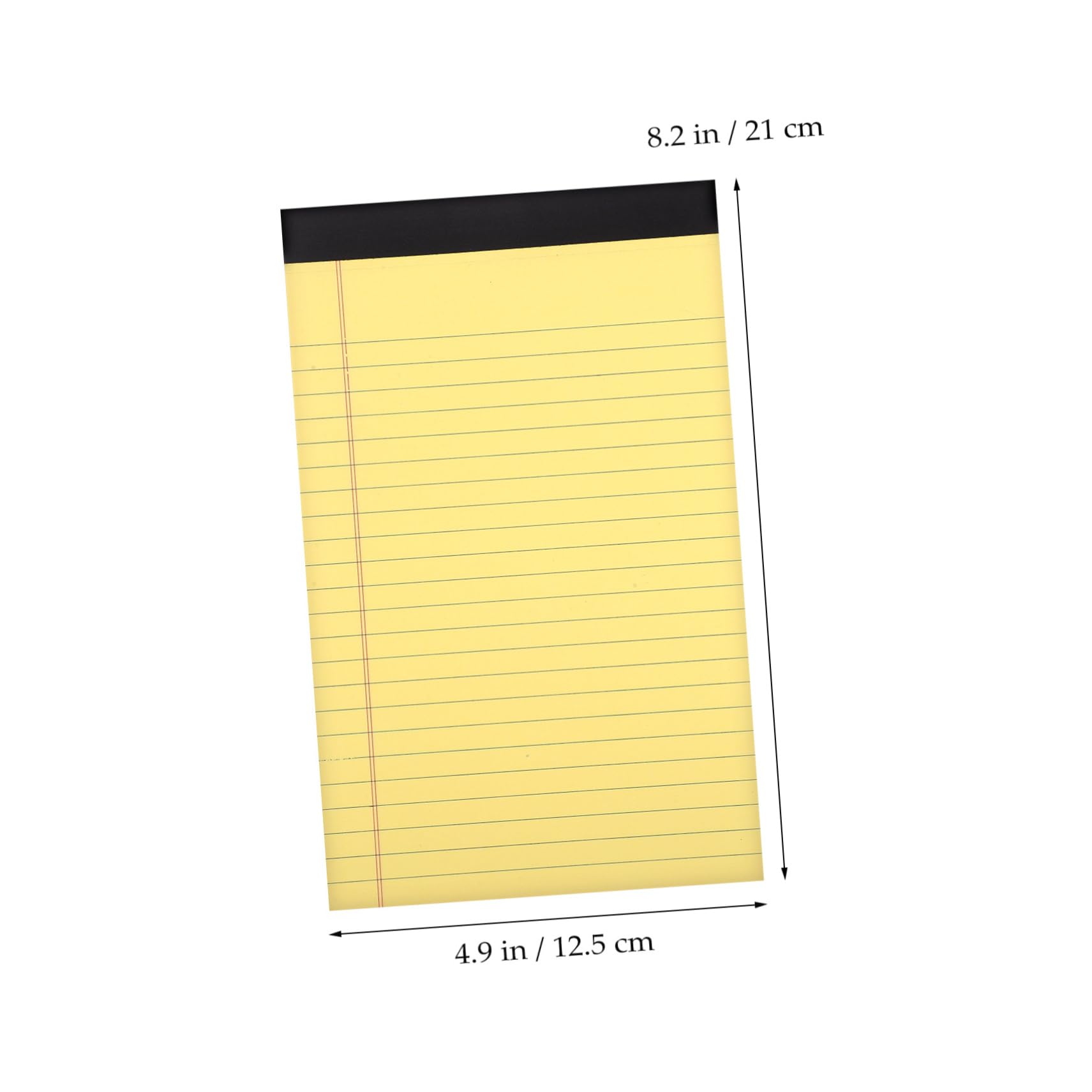 NUOBESTY Lot de 10 Bloc-notes de Bureau A5, 50 Feuilles Chacun, Papier Ligné Pointillés en Haut, Pratique Prise de Notes et L’organisation