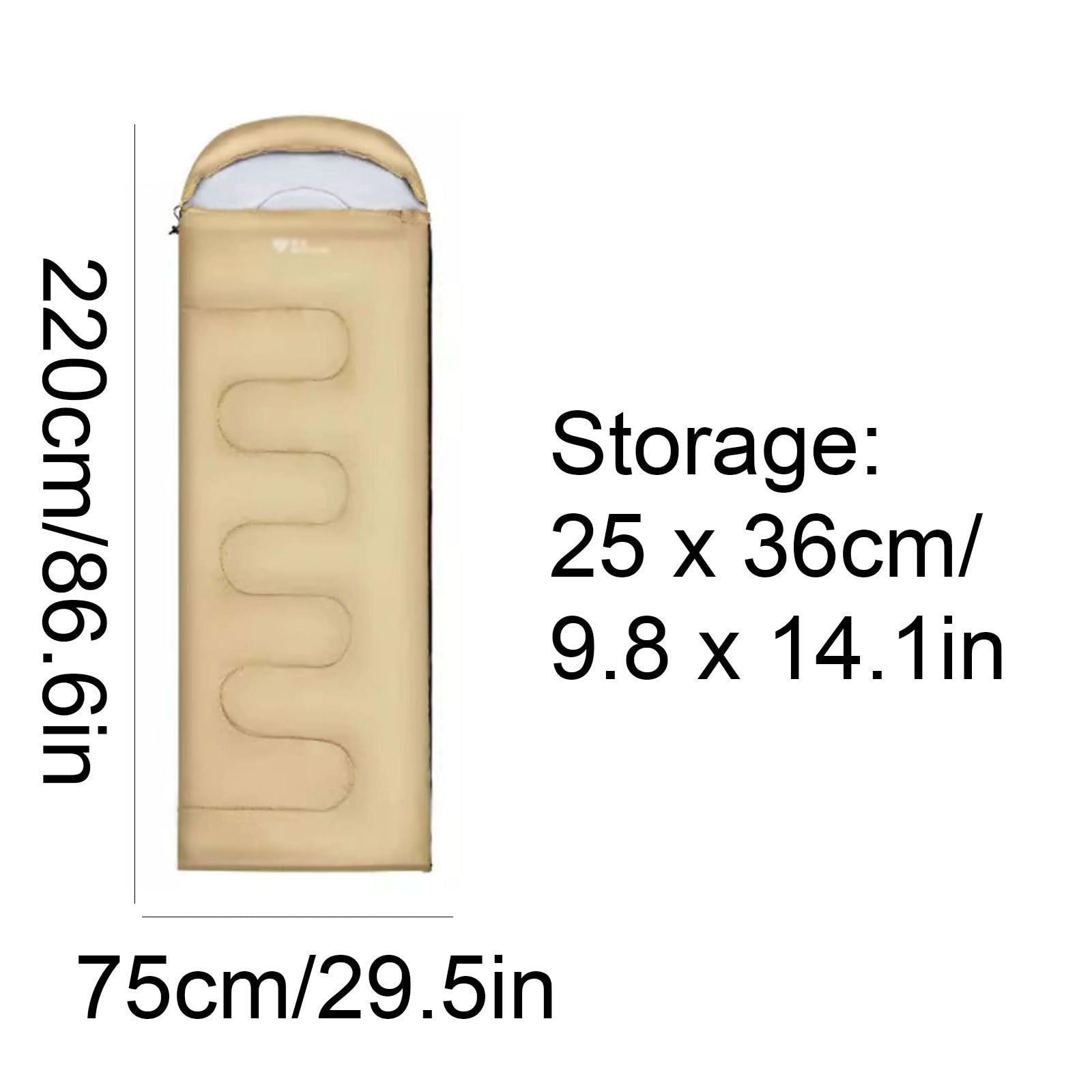 SUREK Lightweight Polyester Sleeping Bag Portable Sleeping Bag Multi-Purpose Sleeping Bag Outdoor Camping Sleeping Bag Warm