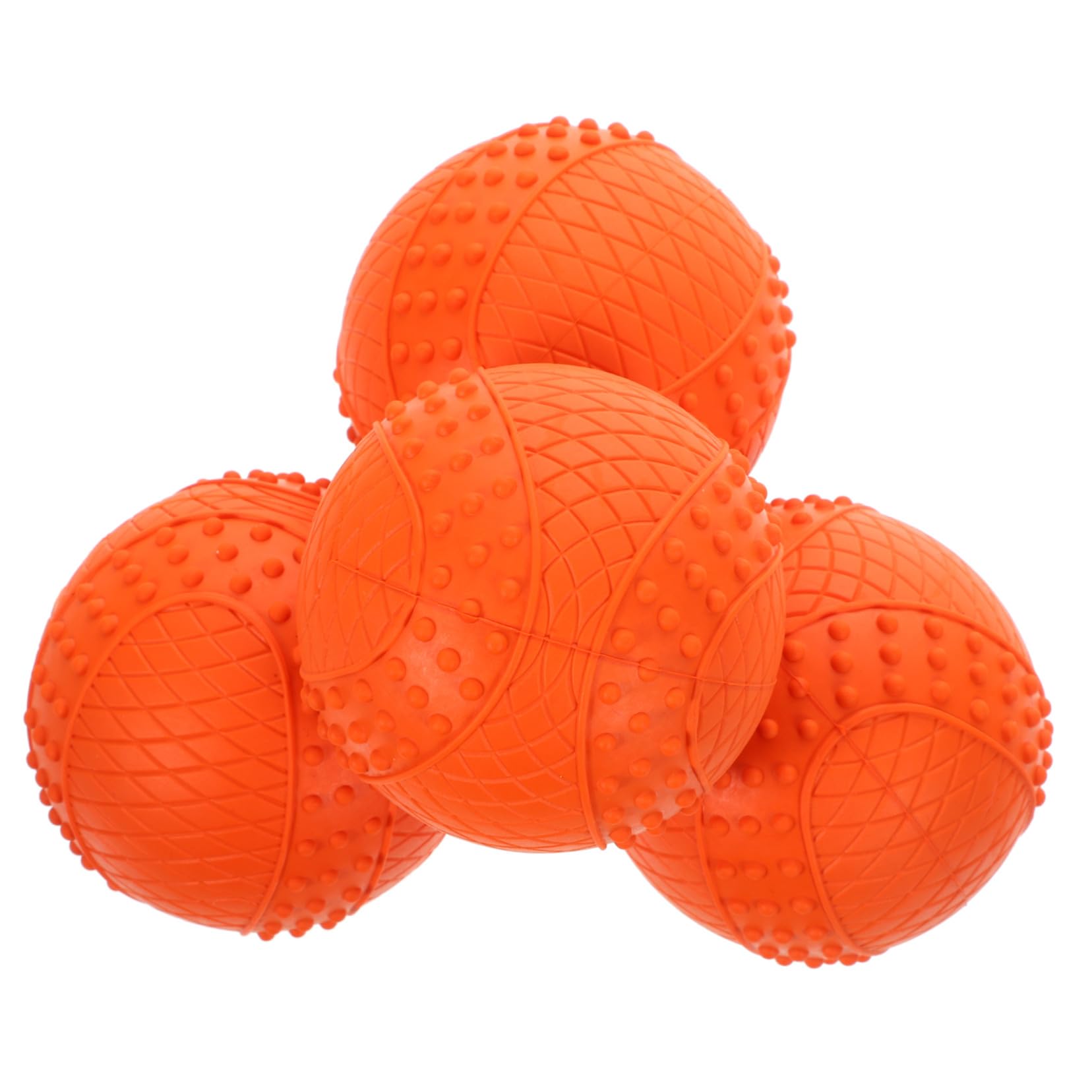 Supvox 4stücke Gummibälle für Hunde Kleine Hundebälle Wurfspielzeug für Hunde Kauspielzeug Hund Bälle zum Apportieren für Kleine und Welpen