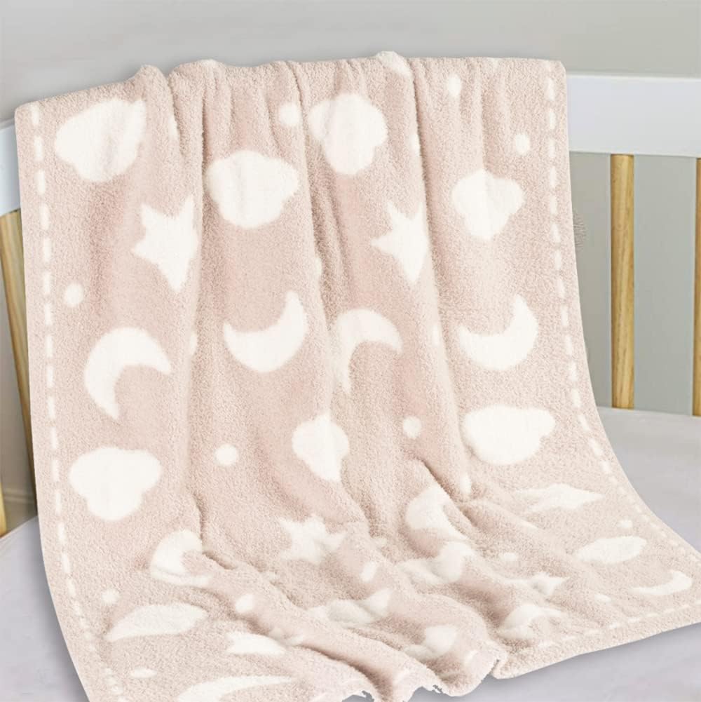 Baby Blankets for Newborn Girls Boys Toddler Double-Sided Heart Blanket,40″X 30″Soft Plush Crib Blanket Fluffy Baby Quilt Stroller Blanket,Pink Moon Star Baby Blankets for Newborn Girls Boys Toddler Double-Sided Heart Blanket,40″X 30″Soft Plush Crib Blanket Fluffy Baby Quilt Stroller Blanket,Pink Moon Star