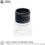 Nocs Provisions Inspector Microscope 4X Lentille multiplieuse, étanche 32x Alimentation Zoom Accessoire pour 32-50mm Optique, objectif entièrement multicouche pour les vues agrandies des insectes & Flore