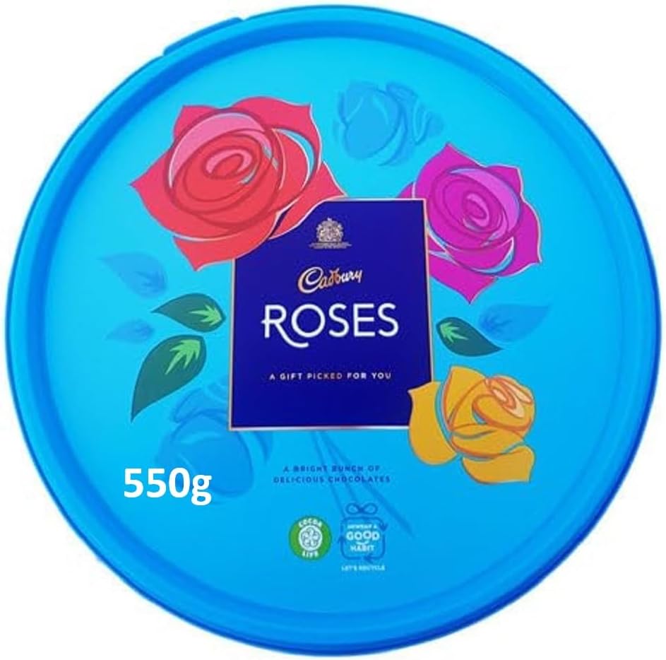 Cadbury Roses Milk Chocolate Tub 550g