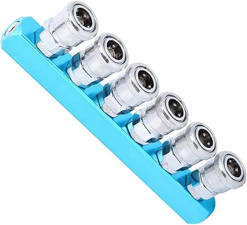 Tipo rápido del enchufe del conector del compresor de aire de la aleación de aluminio de montaje del colector de aire del acoplador rápido para los