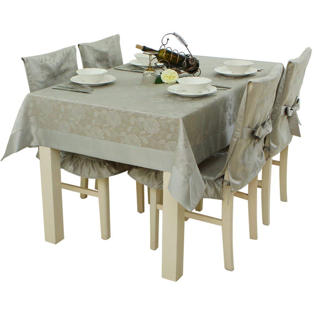 Nappe rectangle en jacquard pour table basse de salon