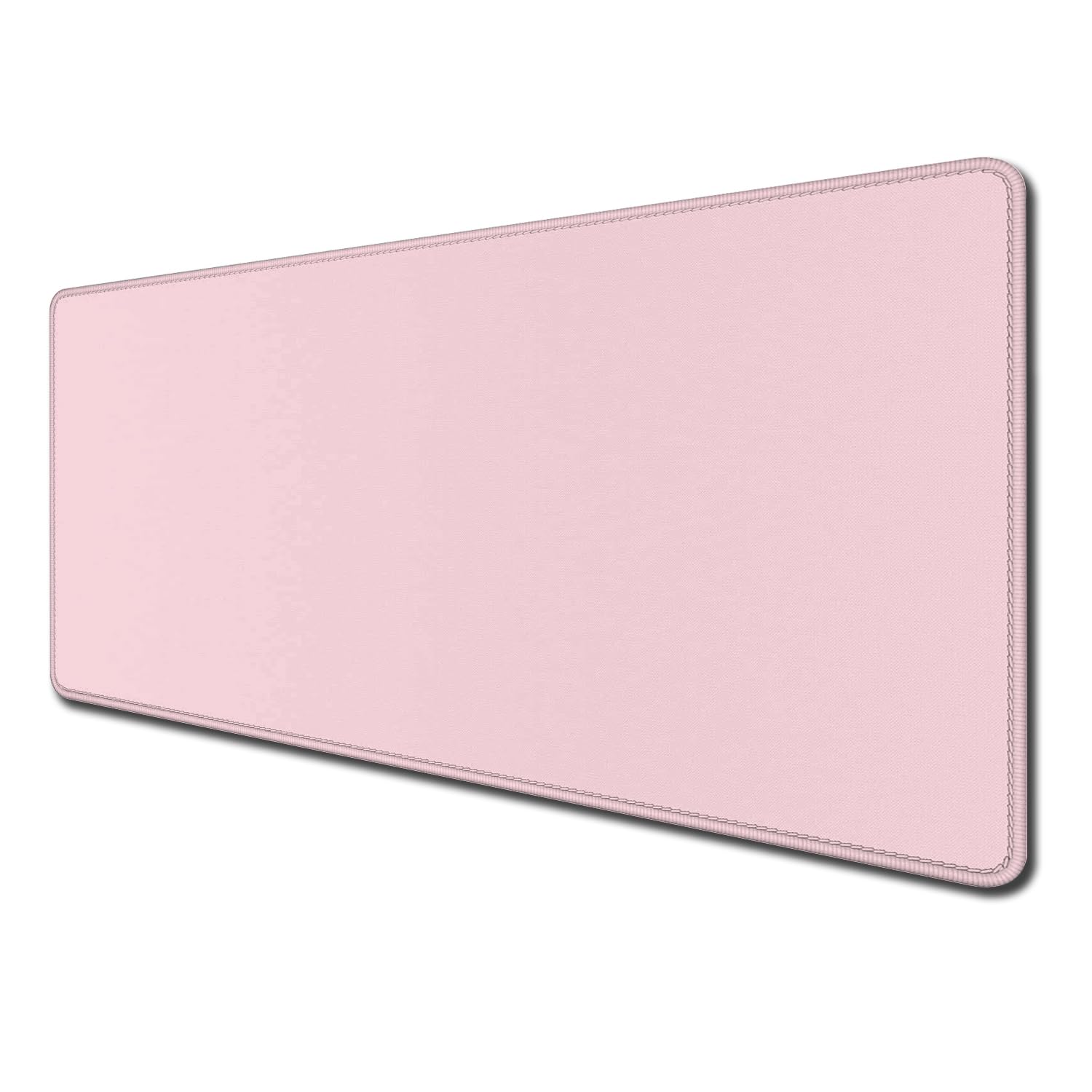 Tappetino Mouse Grande 80x30 Cm – Rosa Quadri Alla Moda – Base Gomma Antiscivolo, Bordi Cuciti – Per Ufficio E Gaming - 4