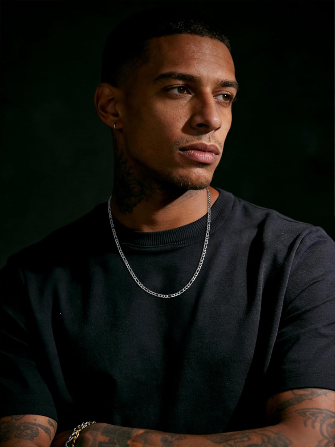 ChainsPro Figaro Chain for Men Women, Men's Necklaces Stainless Steel Figaro Chain Necklace Hip Hop Chains, Wide 3/5/8/12mm, 18-30 inch Length-Send Gift Box - Image 7