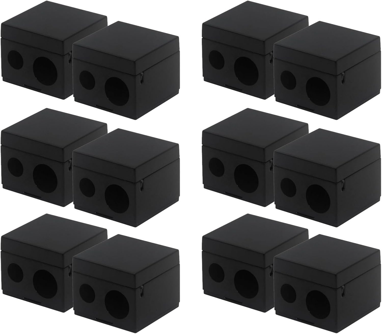 12pcs Double Hole Cosmetic Pencil Sharpener for Eyeliner