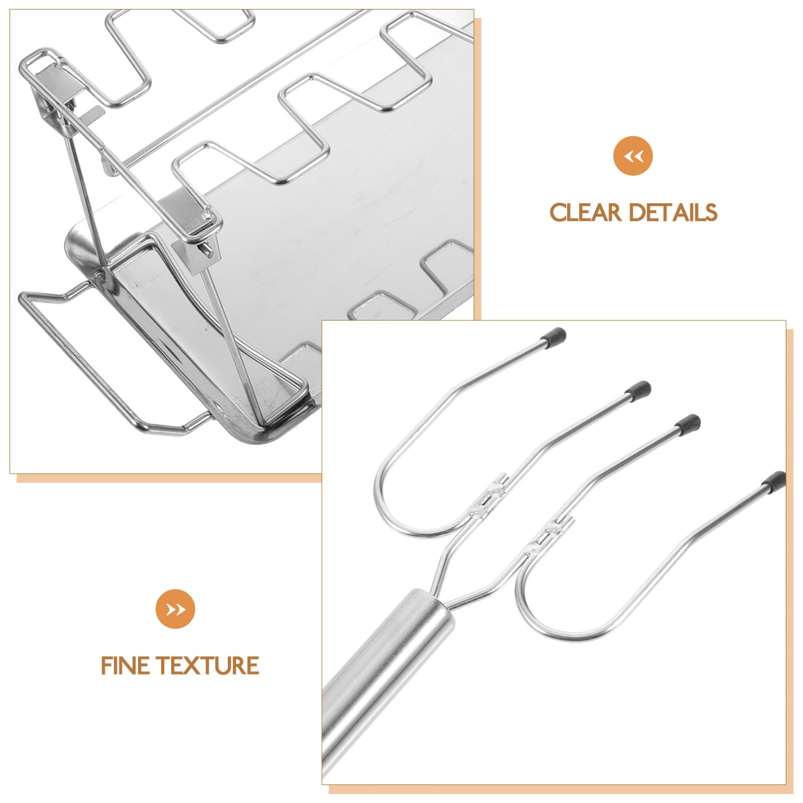 BESTonZON Per Esterni e Forchetta Per Barbecue Per Arrosti Vassoio Portatile Utensile Per Barbecue e