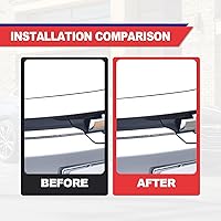 Vista 6 de Compatible con emblema de logotipo Chevy Bowtie de 11.8" x 4", calcomanías cortadas DIY de 3 piezas, 3 piezas de superposición de logotipo universal