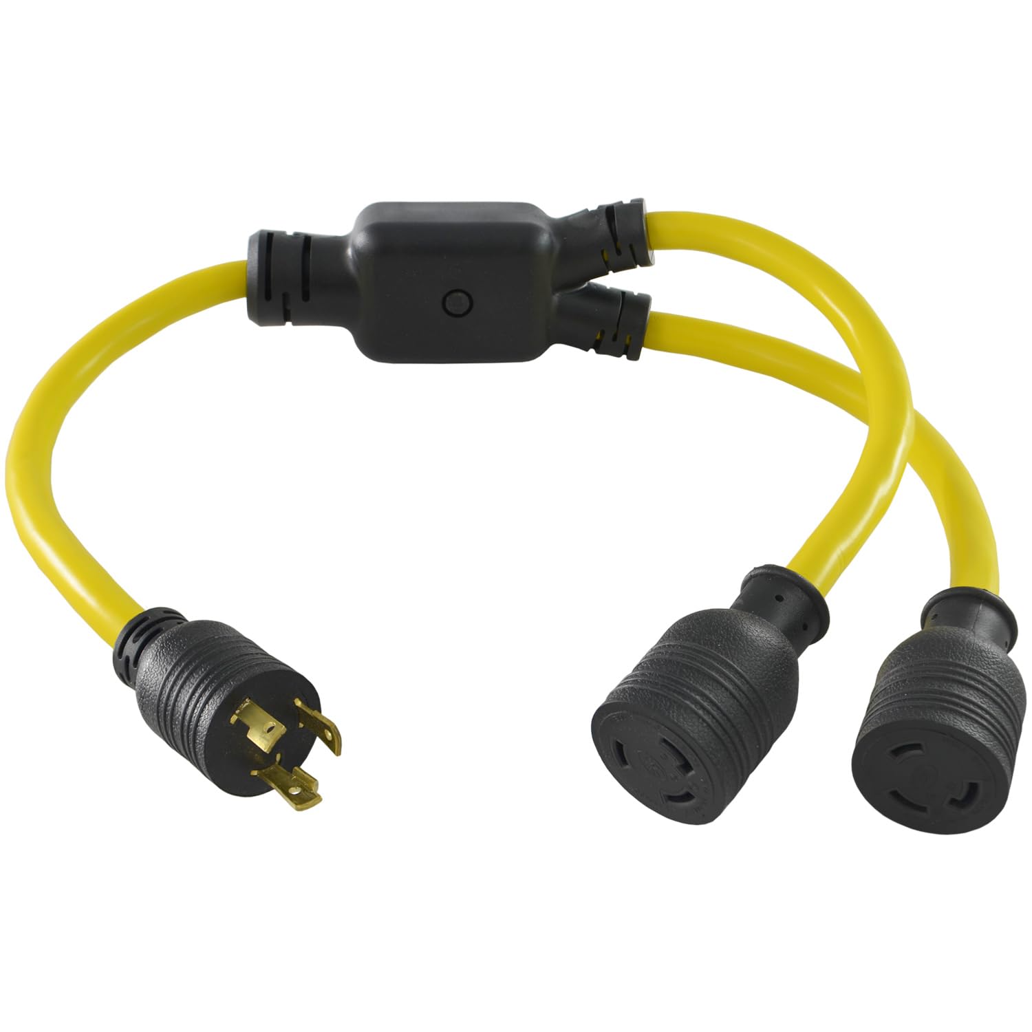 Amazon.com : Conntek YL630L630 30 Amp 250 Volt 3ft Y-Adapter Cord
