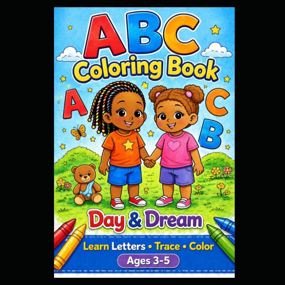 Day & Dream ABC Coloring Book Learn Letters • Trace • Color: ABC Coloring Book Learn Letters • Trace • Color
