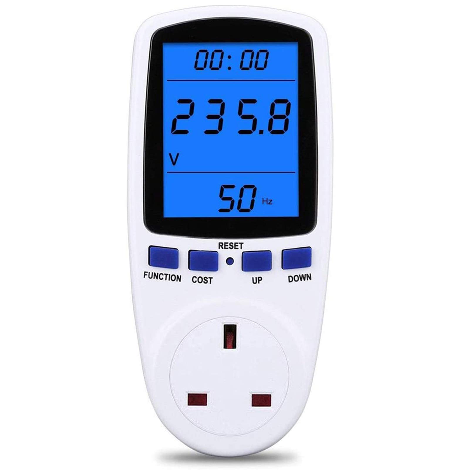 Buy Power Meter Plug Energy Monitor Watt Meter Backlight LCD Display