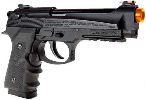 Miniatura 3 de 500 FPS WG Airsoft Metal M9 Blowback Gas CO2 Pistola de mano pistola w/0.236 in BB