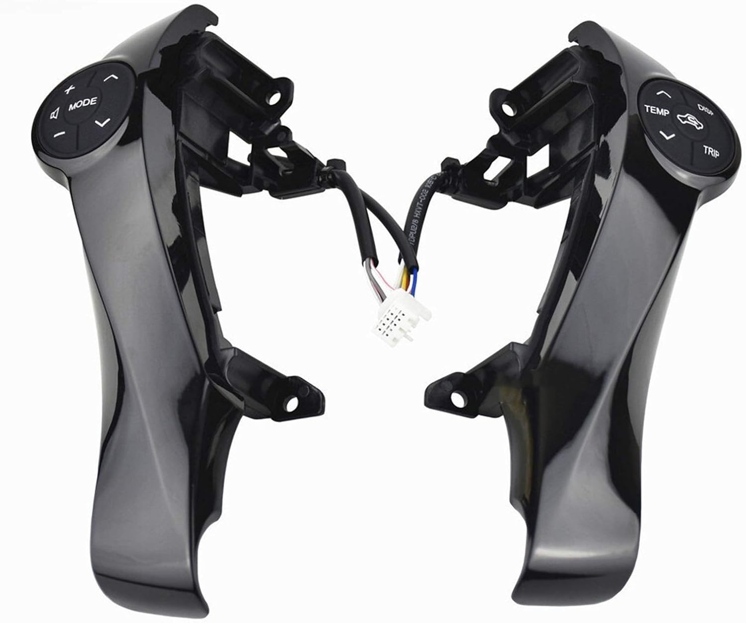 Car Multi-Function Steering Wheel Control Switch Silver Steering Wheel Control Buttons/Fit for Toyota Prius/Fit for Prius C/Fit for Aqua Car-Styling Buttons(Silver)