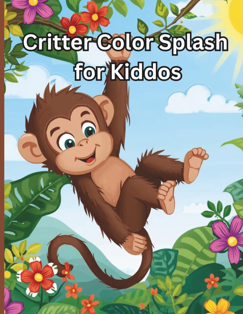Critter Color Splash for kiddos: Adorable and cute animals for kids 3-10