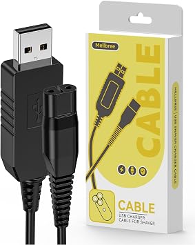 Mellbree 4.3V A00390 USB Charger Cable Fit for Philips OneBlade & Norelco